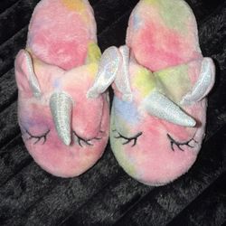 New Unicorn Slippers for Boys Girls  Fuzzy 