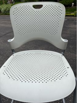 White Herman Miller Bar Chairs #4