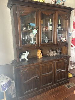 Buffet And Hutch Kitchen Cabinet 