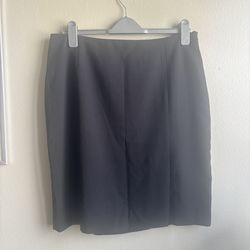 Black Size 12 Pencil Skirt With Slit