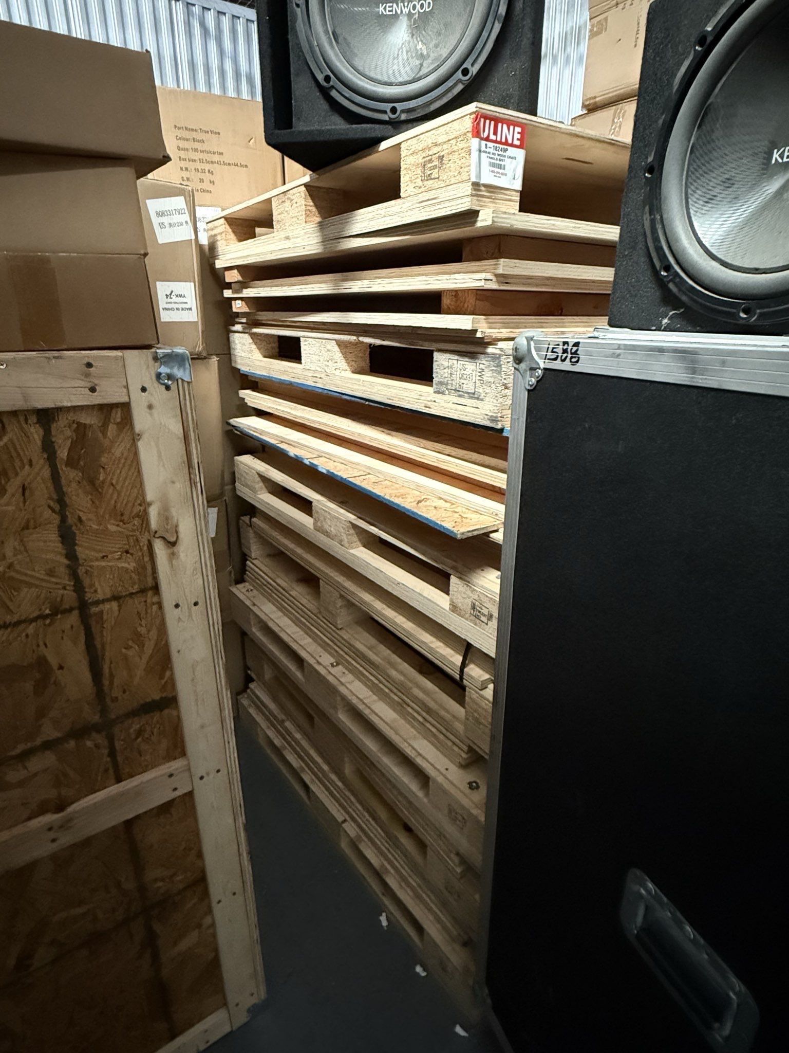 Uline Heavy Duty Wood Crate 48x48x48