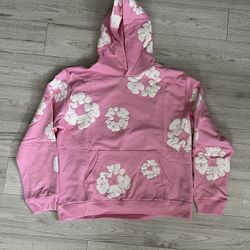 *BRAND NEW* Denim Tears Hoodie (Pink) XL