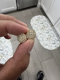 14k Diamond Earrings