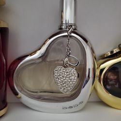 Bebe Silver Womens Eau De Parfum EDP Perfume Spray Heart 3.4 Oz