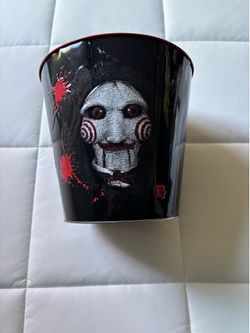 Collectable tin popcorn bucket