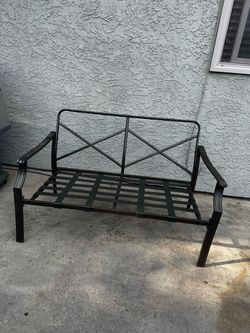 Outdoor bench set