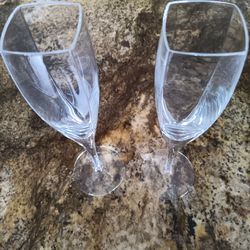 Crystal Champagne Flutes