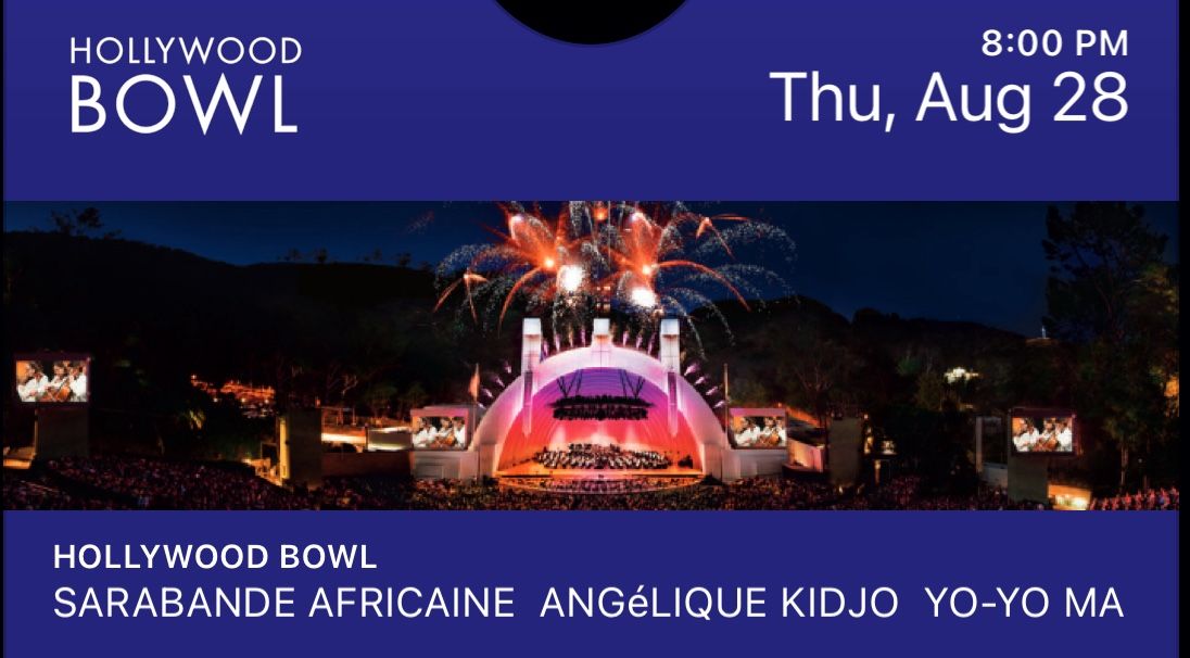 Yo-Yo Ma at Hollywood Bowl