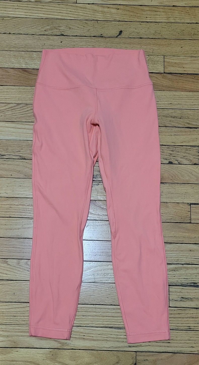 Lululemon Align High-Rise Crop Leggings - Coral size 8