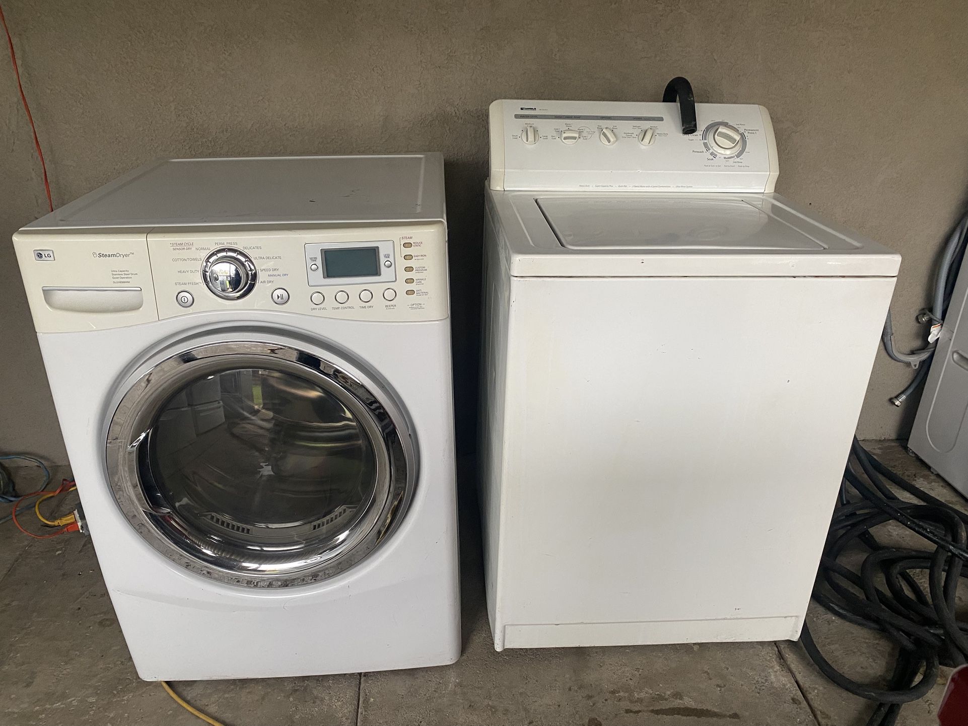 Kenmore Washer And LG Gas Dryer