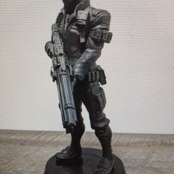 Overland Soldier 76 Collectors Edition Statue 12” Blizzard