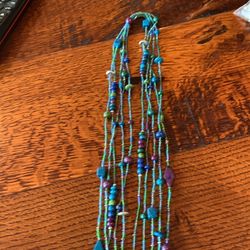 1 Necklace 5 Strands Beautiful Beads