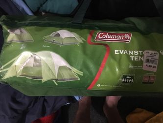 Coleman Evanston 6 person tent (missing poles)