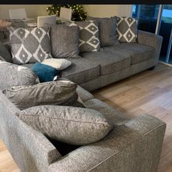 Grey Sofá Sectional 