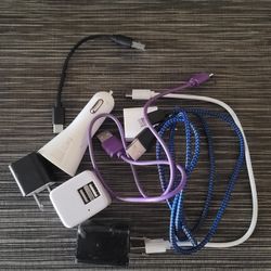 Chargers and USB cables