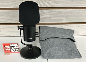 Anker PowerCast M300 USB Mic For PC Vocals Quality in Streaming Twitch New