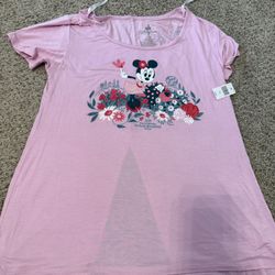 {DISNEY} Minnie Mouse Open Back T-Shirt