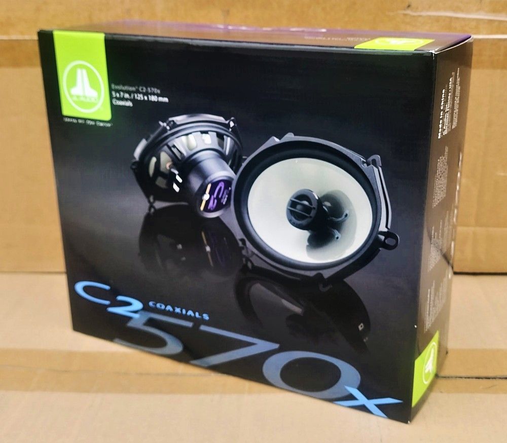 JL Audio Car Speakers Set C2 Series 5x7" 2-Way Coaxial Speaker System 225 Watts C2-570X 🚨 Payment Options Available 🚨 No Credit Needed 🚨