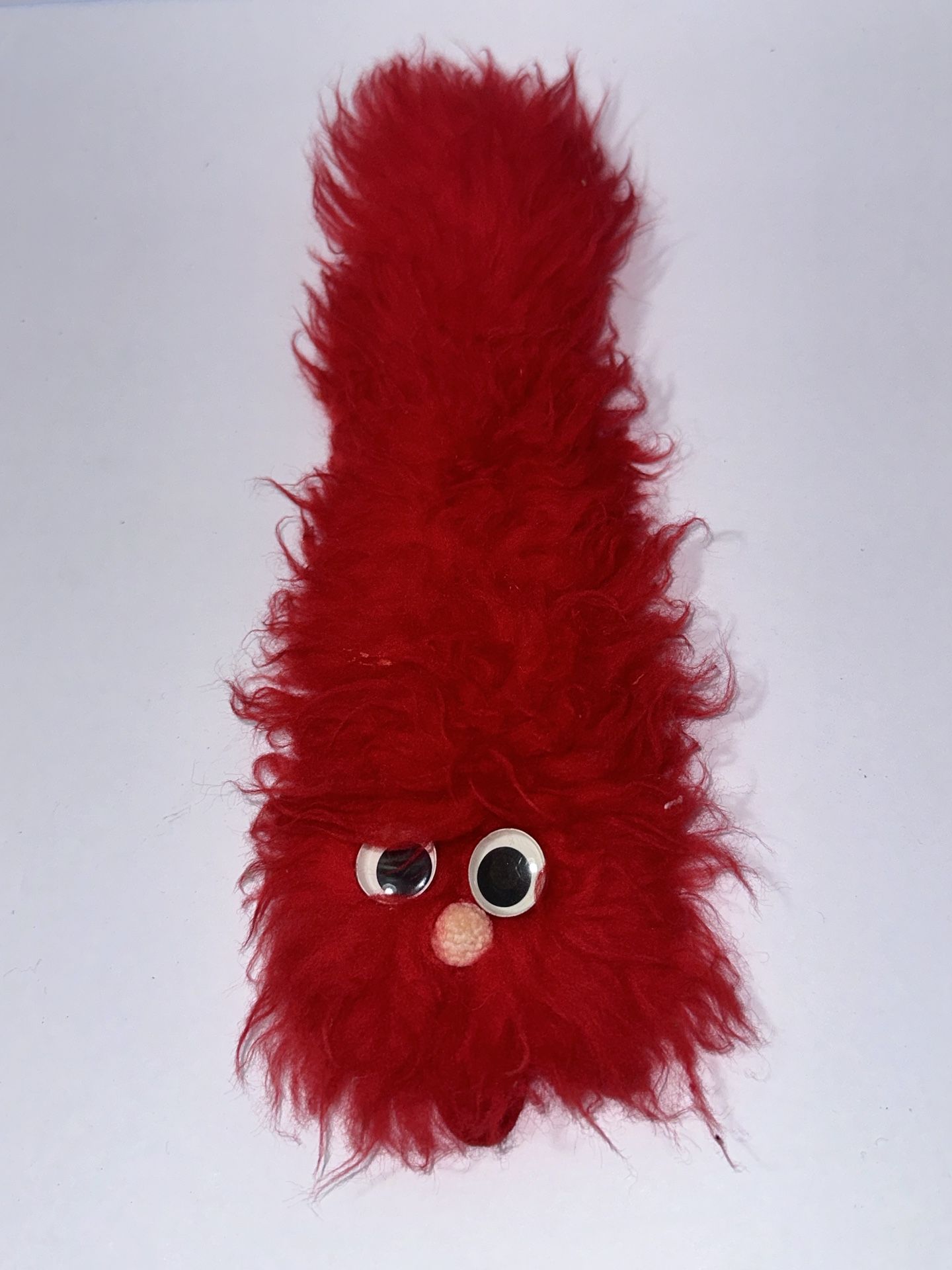 VINTAGE 1960s 1970s Squirman Herman squirmin red worm plush toy pet