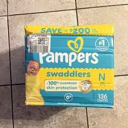 Pampers newborn Swaddlers