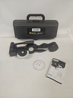 DYMO Rhino M1011 Metal Tape Embossing Kit in Case C8613