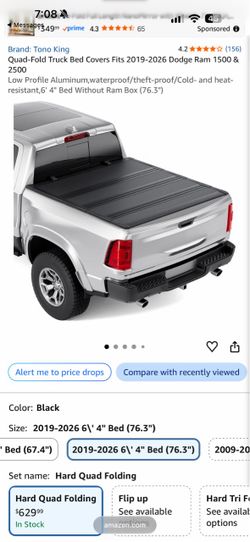 Truck bed cover