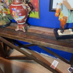 Shabby Chic Plank Sofa Or Console Table