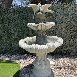 New Fountain Made Out Of Cement Perfect Gift 🎁 