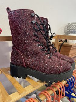 Micheal Kors Women Lug Sole Combat Boots