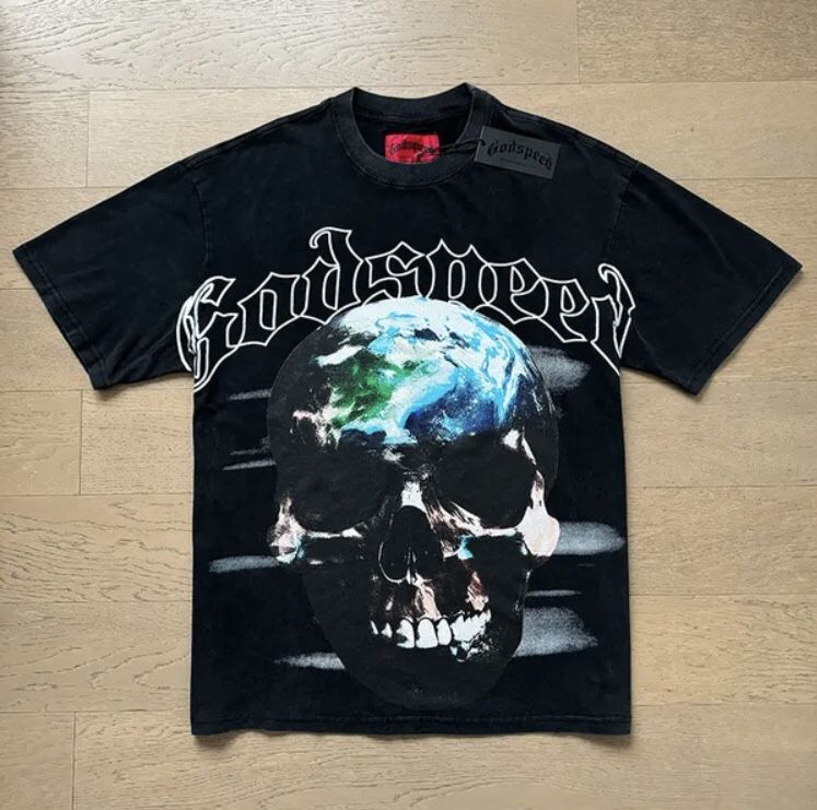 Black Godspeed Graphic T-Shirt