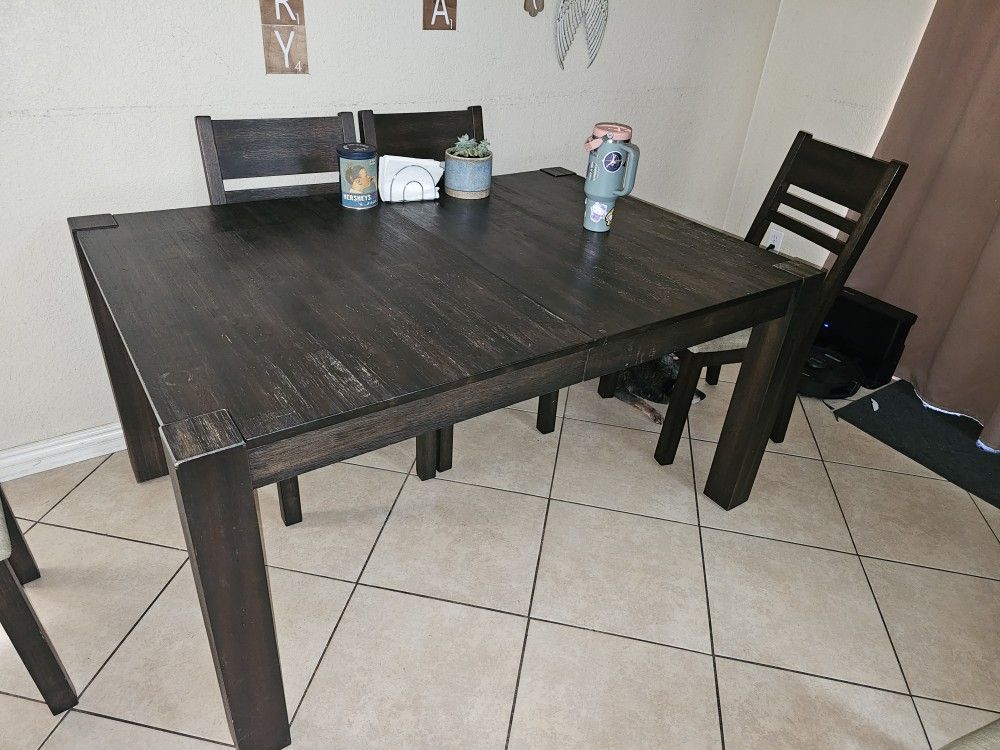 Brown Wood Kitchen Table(Currently Disassembled)