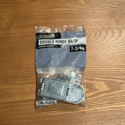 Everbilt 7-3/4 in. Zinc-Plated Double Hinge Hasp