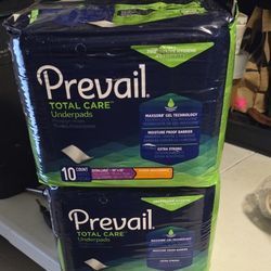 Prevail Total Care Under Pads (10 Pads X 2 Packs) Size Xl