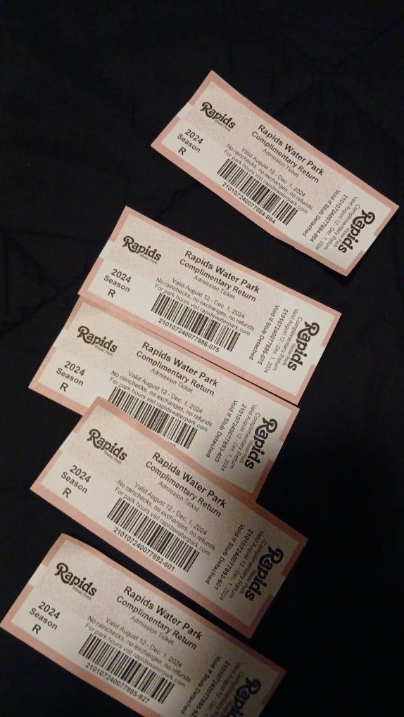 Rapids Tickets