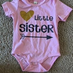 6m Little Sister Onsie 
