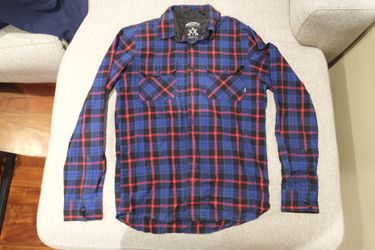 Vans Anthony Van Engelen flannel button-up shirt small