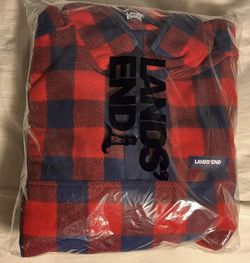 Lands’ End Snapneck Fleece (xl) (new & unopened)