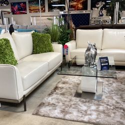 Beautiful Furniture Sofa Loveseat On Sale Now For $499 Color Black And White Are Available 