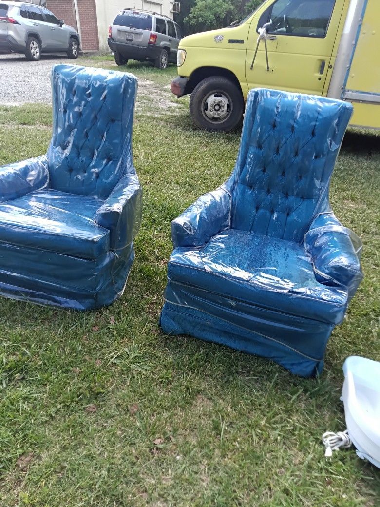 Pair Of Vintage Retro Chairs