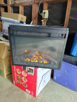 Rovsun electric illuminated fireplace insert