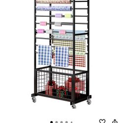 16 Tier Ribbon Holder Rack, Multifunctional Flower Wrapping Paper Rack,Double-Sided Ribbon….