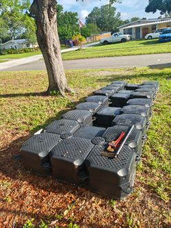 Floating boat dock by jet dock