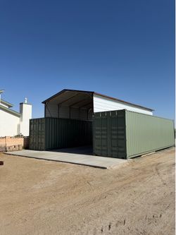 Galvanized steel carports