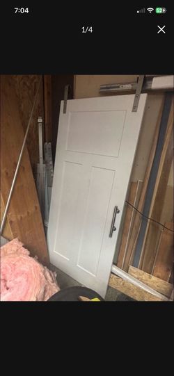 LOW PRICE MOVING- GORGEOUS 36 x 80 $761 RETAIL BARN DOOR WITH HARDWARE