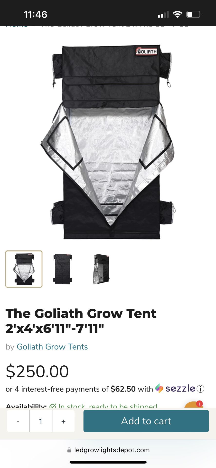 Grow Tent 2x4x6
