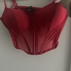 Red Corset Top