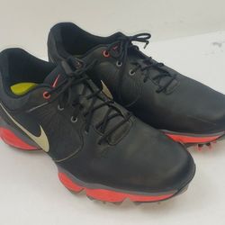 Nike Lunar Control II Mens Size 9.5 Golf Shoes 628574 003 Black Red 