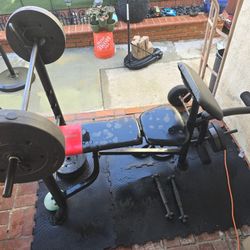 Weight Bench With Weights 