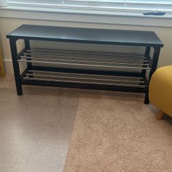 IKEA Entry Bench With Shoe Rack