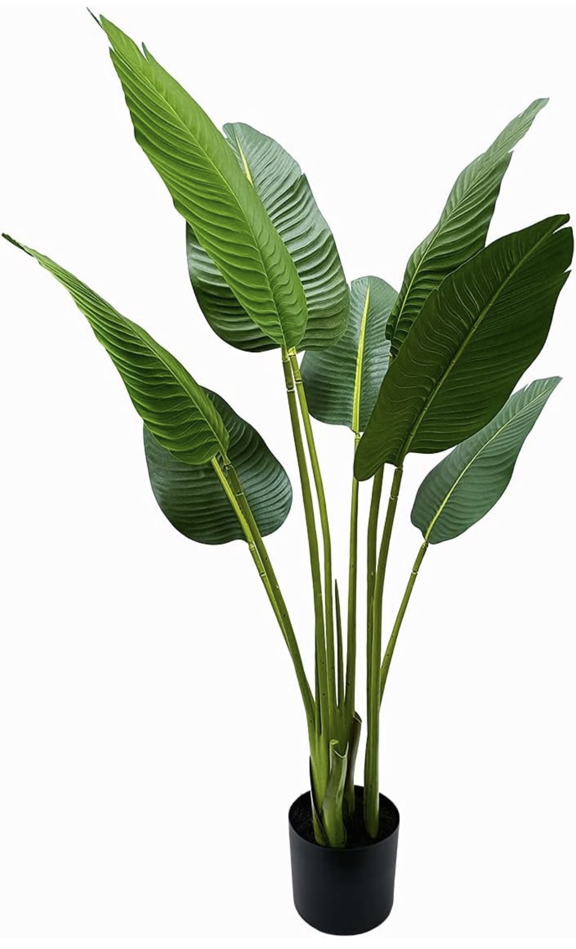 Artificial Birds of Paradise Plant Fake Banana Leaves 